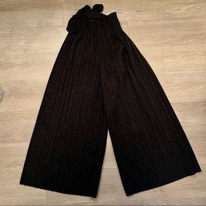 SAGE The Label Gray Wide Leg Pants